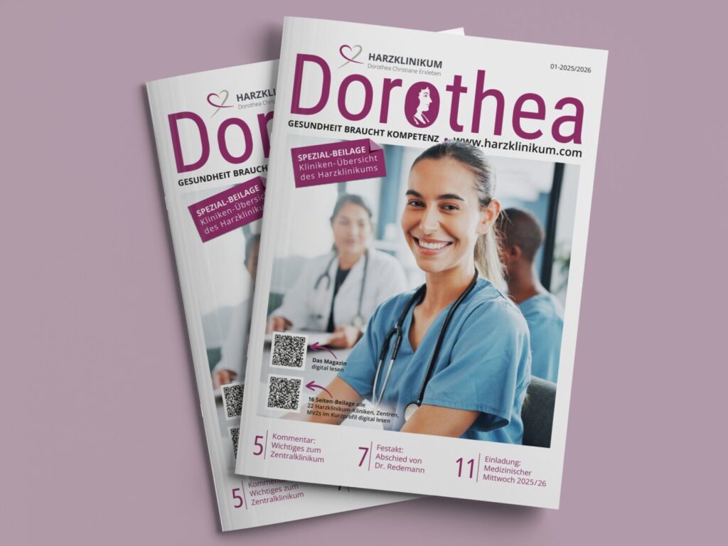 Cover des Relaunch Kundenmagazin Dorothea im neuen modernen Magazin-Design