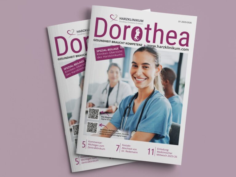 Cover des Relaunch Kundenmagazin Dorothea im neuen modernen Magazin-Design