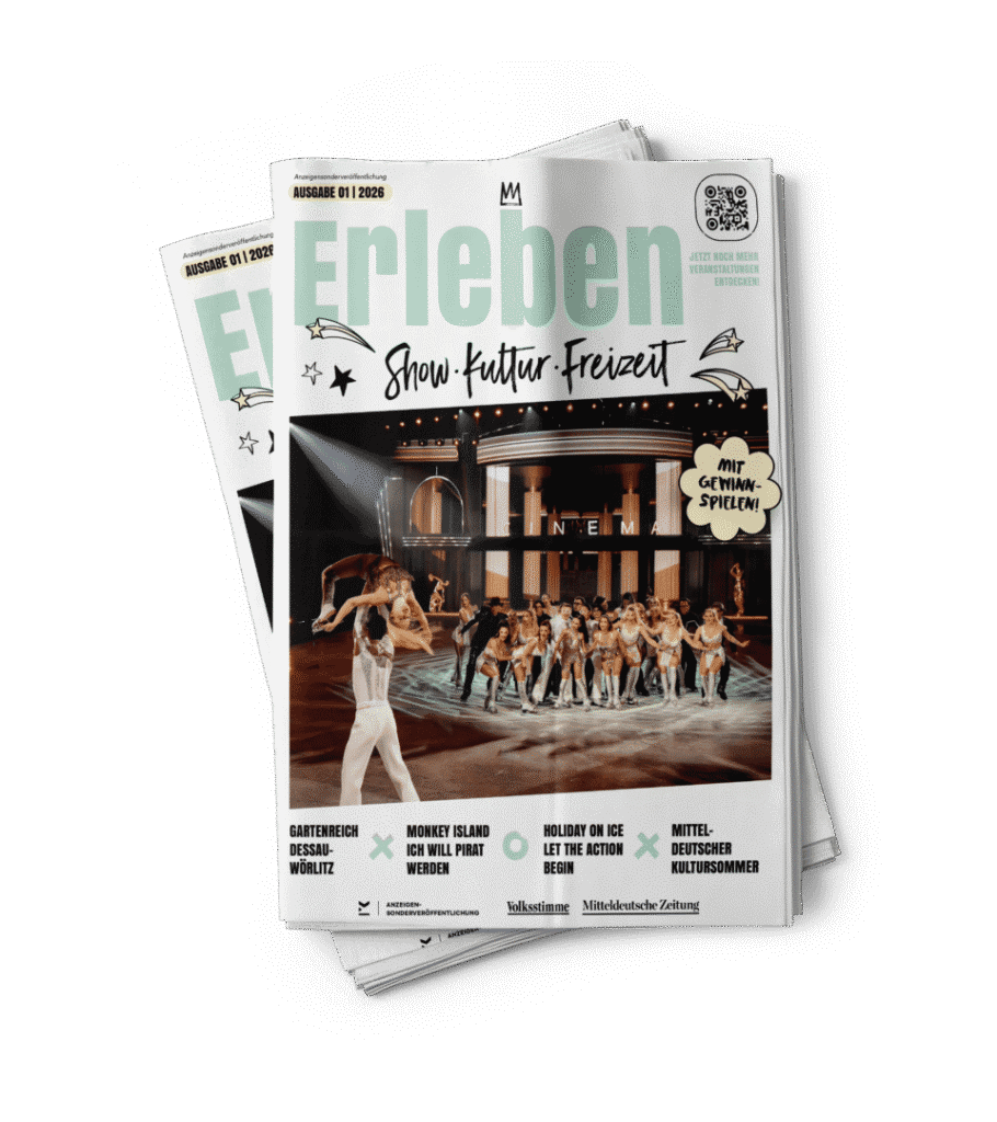 Erleben 2026 – Titelmotiv der Veranstaltungsbeilage
