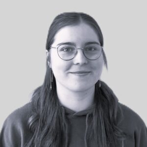 Porträt von Charlotte Schramm, Grafik und Animation